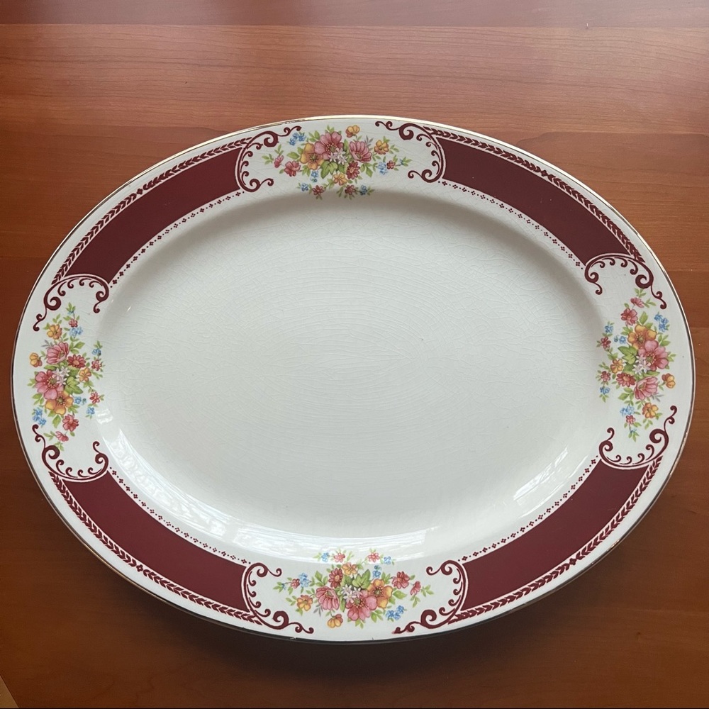 LARGE VINTAGE HOMER LAUGHLIN PLATTER